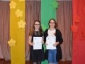 Konkurso nugalėtojos Olivija Usonytė (kairėje) ir Alina Aleksonytė (dešinėje)